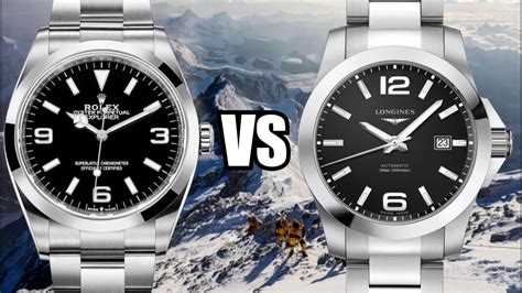 alternative to rolex explorer 1|longines conquest vs rolex explorer.